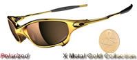 Oakley Juliet Limited 24K / Titanium Iridium Polarized (24-293)